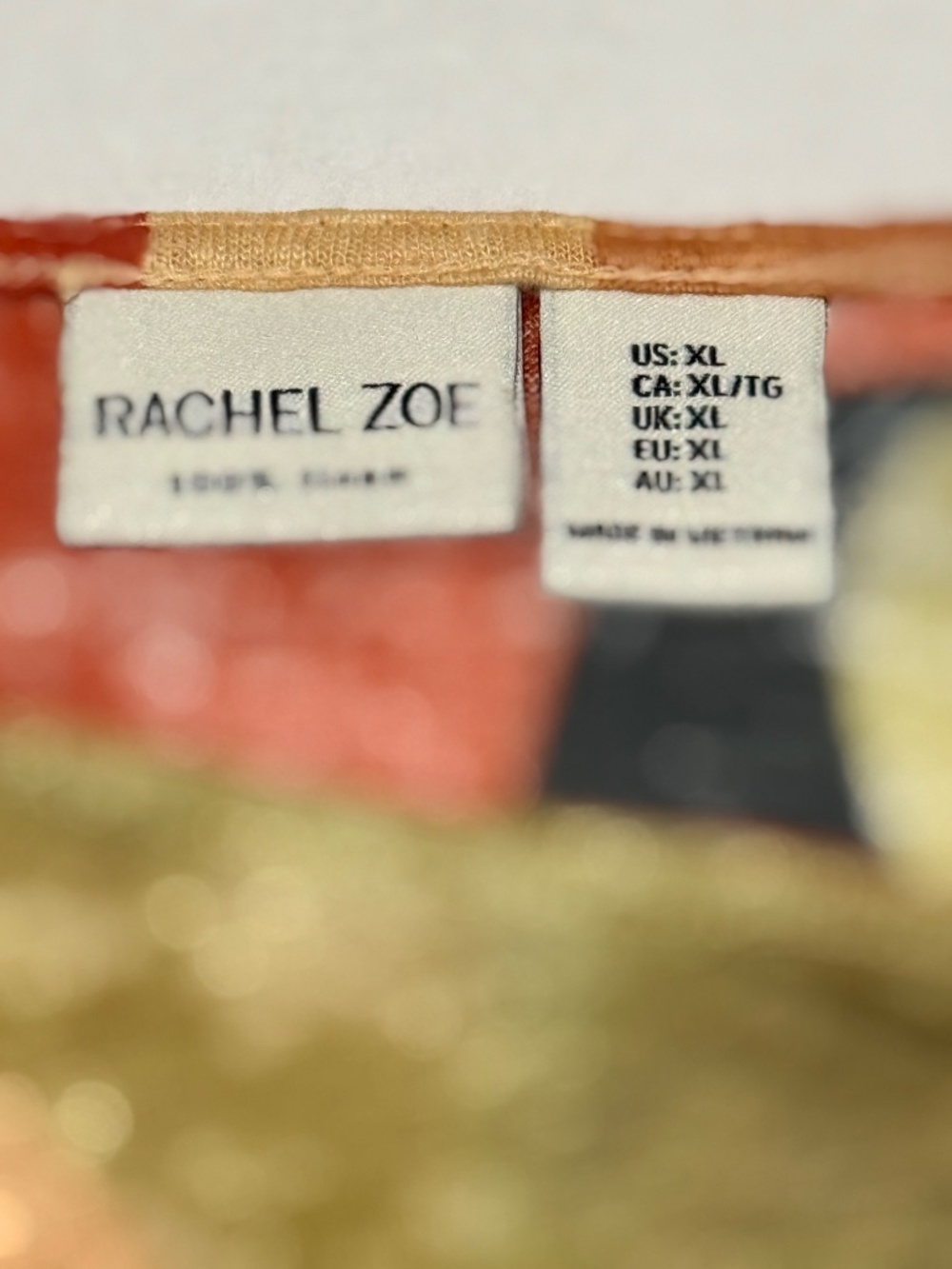 Rachel Zoe Linen Top Size XL - Picture 6 of 8